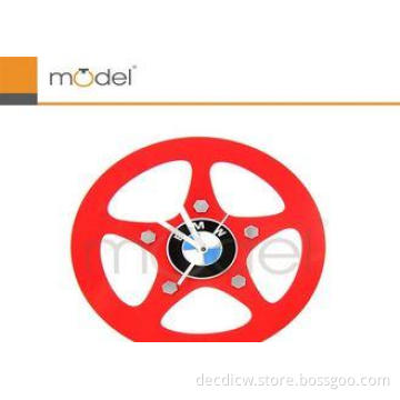 Novelty Round Gear Customized Logo Wall Clock For Company G